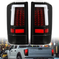 Tail Lights Brake Lamps Left Right For Nissan Titan Pickup Black LED 2004-2015
