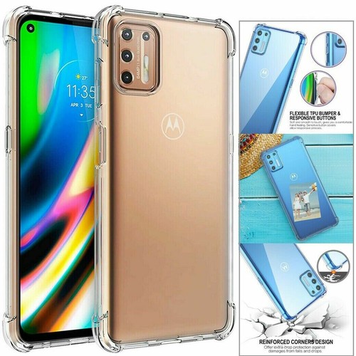 For Motorola Moto G Play 5G G10 G20 G30 G50 G100 G9 E7 Plus Slim Clear TPU Case