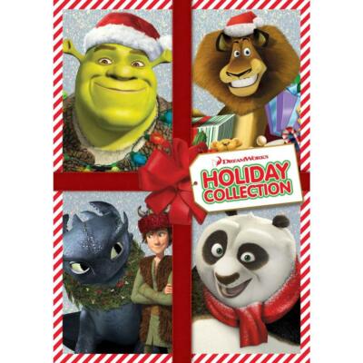 Dreamworks Holiday Collection Shrek Dragon Kung Fu Panda (DVD, 2013, 2-Disc) NEW