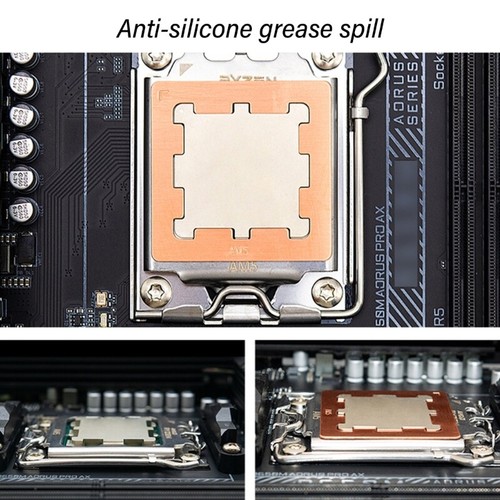 Coussin thermique cadre contacts CPU AM5 pour 7950X 7900X améliore la distribution de chaleur - Photo 3/8