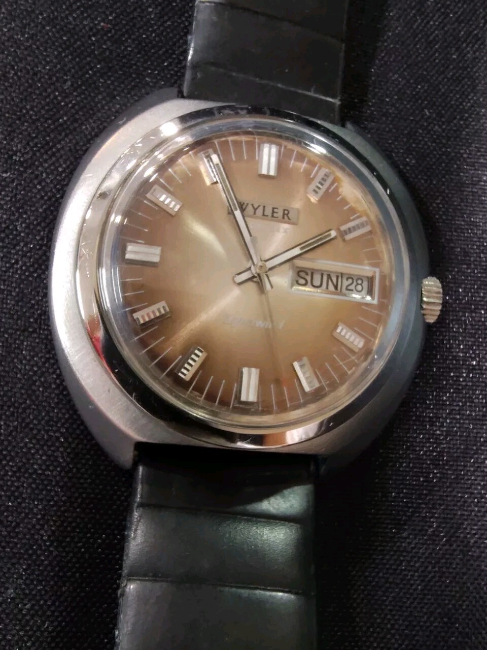 Cadran De Montre Wyler Incaflex Dynawind - 27,00 Mm - Pour Modèles Vintage - Occasion