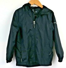 Swiss Alps Hooded Jacket Size Med 5/6 Boys Girls Kids Black
