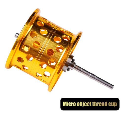fr Moulinet de pêche Baitcasting DIY, roulement de bobine peu profond 18 + 1BB ( - Photo 2/11