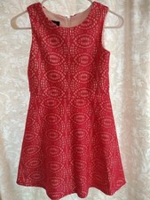 Amy Byer Pink Lace Dress Shift Dress Girl's Size 12