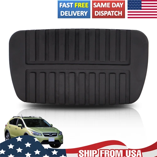 Rubber Brake Pedal Pad For Subaru Impreza Legacy Outback Forester Black Cover,