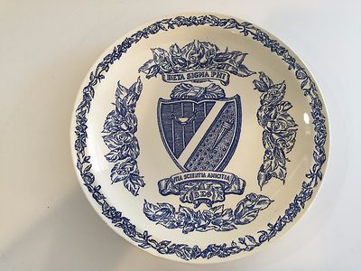 Vernon Kilns Beta Sigma PHI, Vita Scientia America Plate, 10 1/3'' Diameter