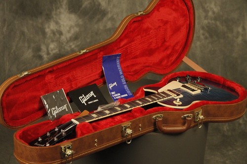 2021 Gibson Les Paul Traditional Pro V Blueberry Burst FLAME MAPLE TOP!!! - Picture 24 of 24