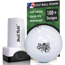 Ball Tatt - Kraken Golf Ball Stamp Marker Quick-Dry Self-Inking Ball Stamp