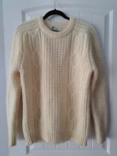 Gaeltarra Handloomed Men's Fisherman Sweater Crewneck Ireland M 107/42  