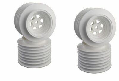 DE RACING DERGSRAS Gambler Ruote Sprint Posteriori (AE/TLR) (ARGENTO - Foto 4