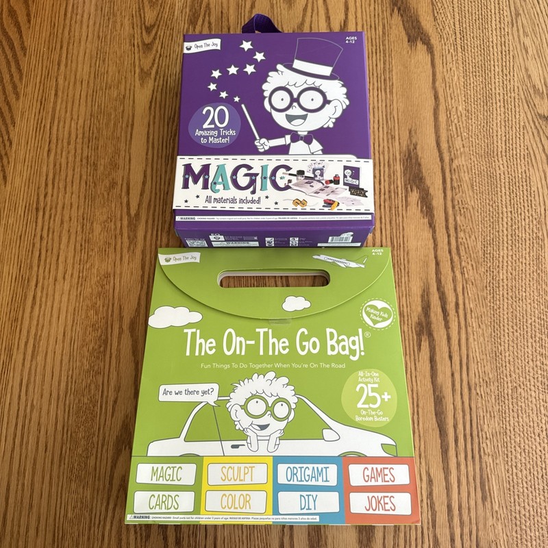 Lot - Open The Joy Magic Bag Activity Kit - On The Go Bag - Brand New