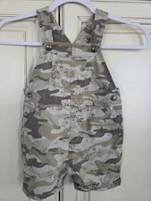 Carhartt Camo Shortalls Boys 24 Mths Overall Shorts