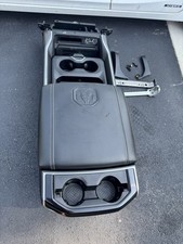 19-26 Ram 2500 3500 5th Black Leather Floor Center Console 19-26 Ram 2500 3500 5th Black Leather Floor Center Console