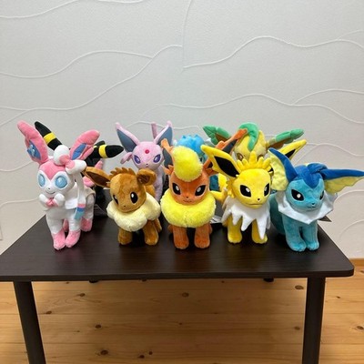 Pokemon Center Eeveelution Plush Set 9 Official Eievui Collection