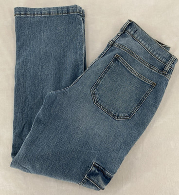 Eunina Women s Codi Super High Rise Dad Cargo Jeans Straight Leg 9/29W