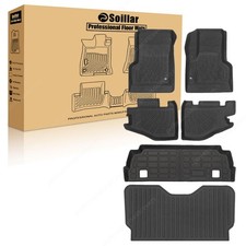 Fits 1997-2006 Jeep Wrangler Tj 3d Tpe Floor Mats Trunk Cargo Liners Set Black