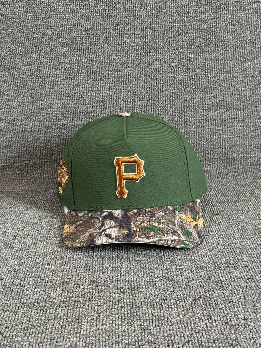 Mitchell & Ness Pirates Snapback Camo Brim Green Hat All Star Game