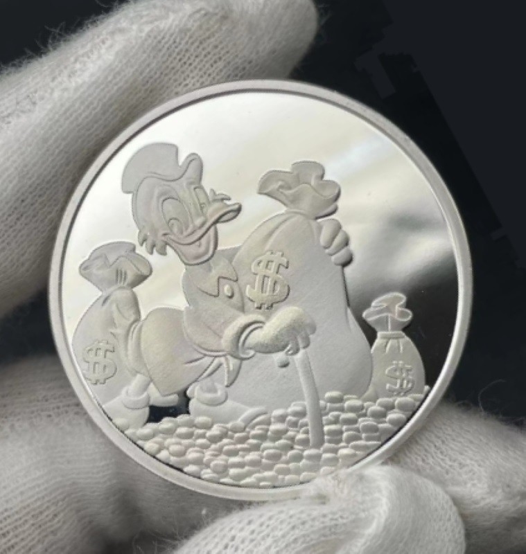 Disney Medallion Coin Collective Series Scrooge McDuck Series Style #4