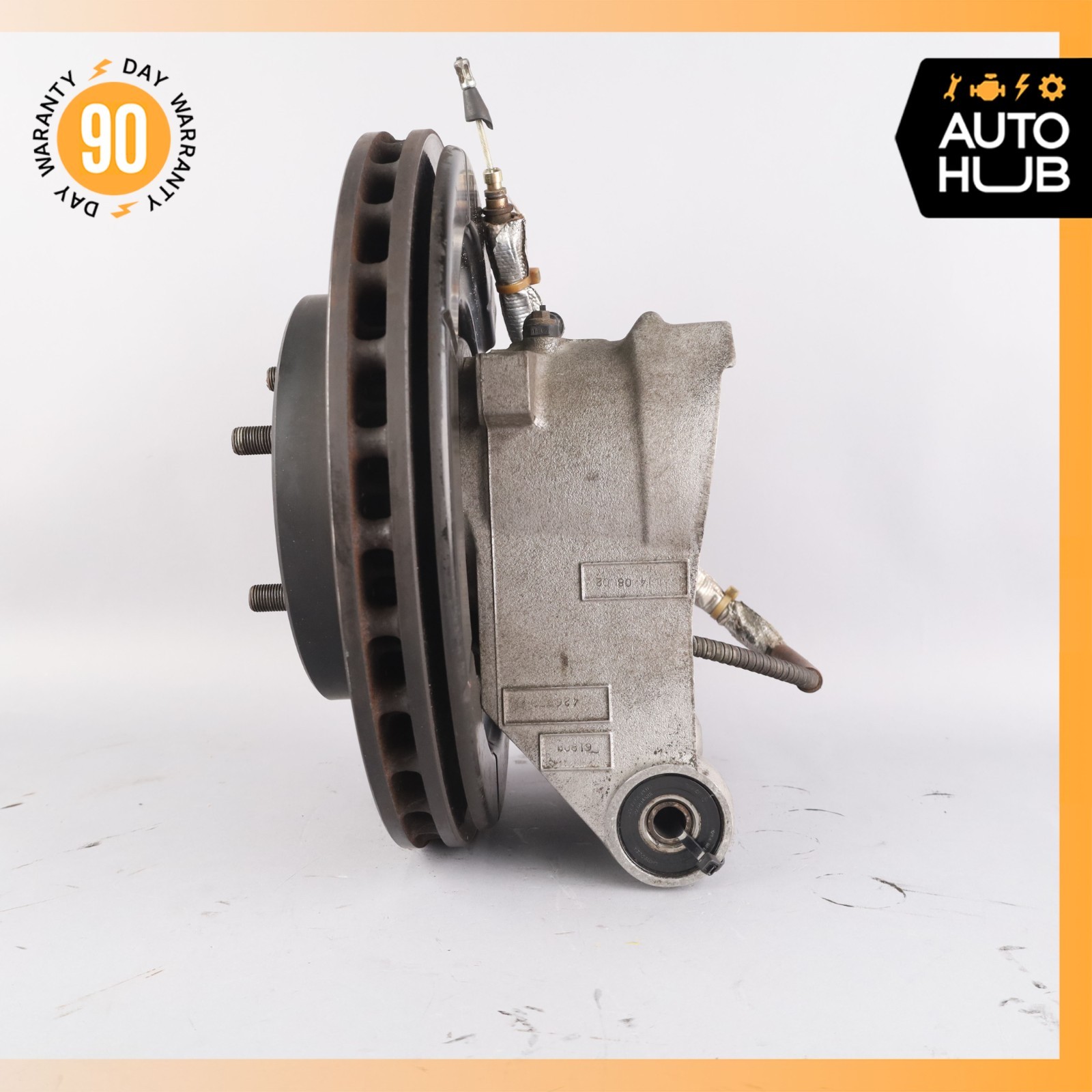 00-04 Aston Martin DB7 Vantage Rear Left Spindle Knuckle Hub w/ Rotor OEM 35k