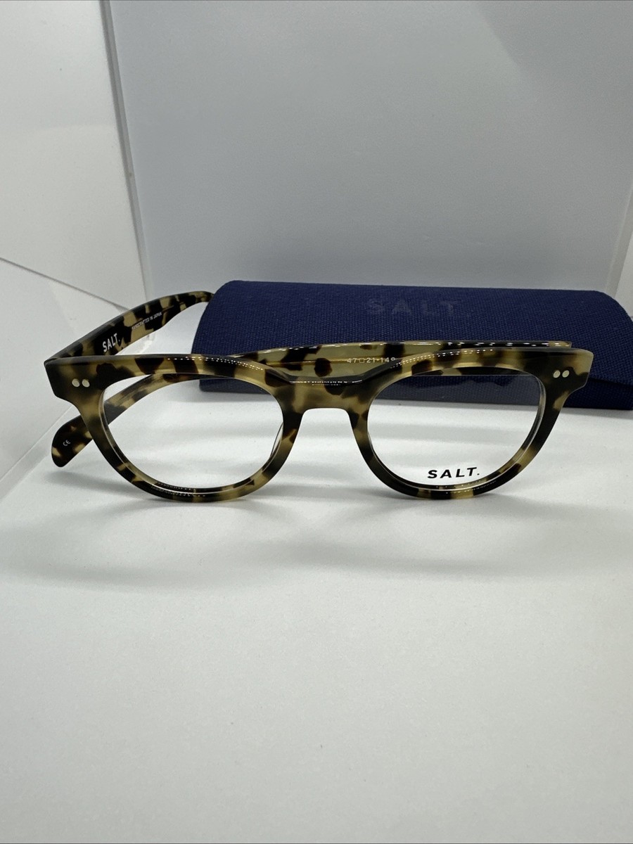 SALT Eyeglass Frames Model “JAMES BH”in Blond Havana! Brand New!