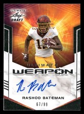 2021 Leaf Ultimate Draft Rashod Bateman Weapon Autos Silver /99 TV2096