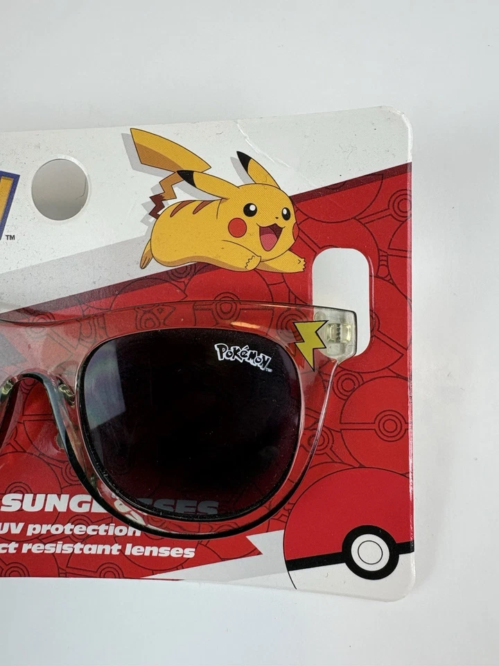 Pokemon Black Wayfarer Kids Sunglasses New! - Image 4 of 4
