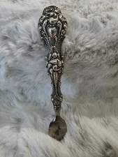 Antique Sterling Silver Wax Seal Remover Scraper  