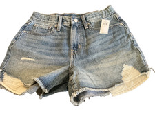Girls Old Navy High Rise Denim Shorts Size 14 NWT