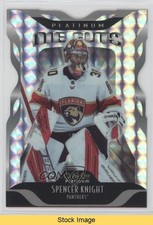 2021-22 O-Pee-Chee Platinum Die Cuts Mosaic Spencer Knight #DC-24 READ 1da6