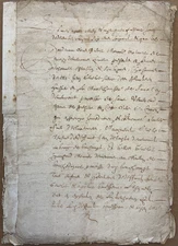 1664 French Notarial Manuscript (11 pages) w/Professional Transcription