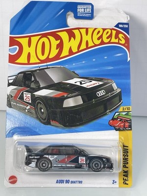 2025 Hot Wheels Audi 90 Quattro Peak Pursuit Black 2/10  Diecast Car Case A