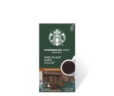 2 STARBUCKS VIA INSTANT COFFEE PIKES PLACE MED ROAST ARABIC 16 PACKS