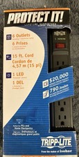 Tripp Lite 6 Outlet Surge Protector with 15 Ft. Cord
