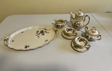 Königszelt Charlotte Kaffeegedeck Blumenmuster 6-teilig Porzellan