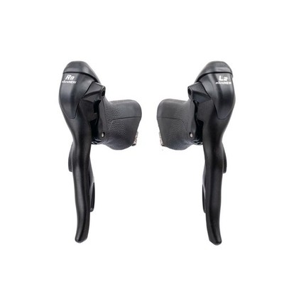 SB-R482 Dual Control Levers 2x8 Speed Double Shifters Road Bicycle Derailleur...