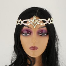 Belly Dance Headpiece Rhinestone Forehead Headpiece Bellydance Accessories for