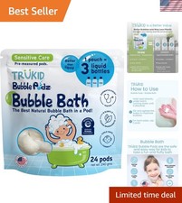 Bubble Podz Bubble Bath for Kids, Toddlers, Babies, NEA-Accepted for Eczema...