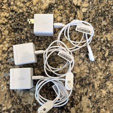  3 Genuine Arlo Ultra  Pro 4, Pro 3 Indoor Magnetic Charging Cables