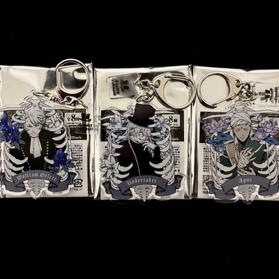 Kuroshitsuji Rich Black Undertaker Agni Wolfram Acrylic Keyholder Set