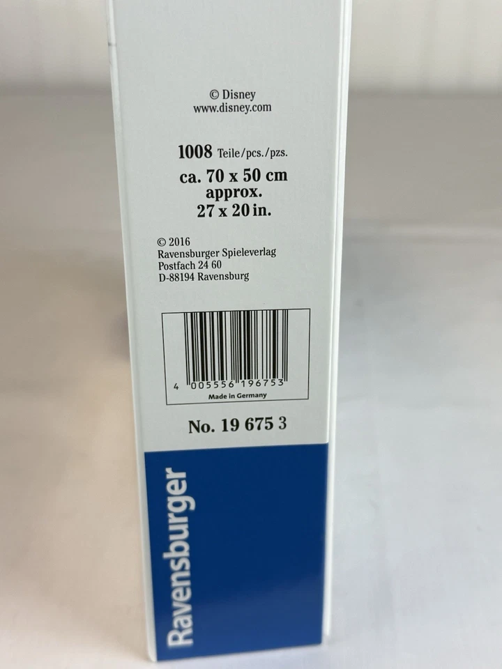 Ravensburger 1000pc Disney Collector's Edition Fantasia 2016 Jigsaw Puzzle RARE - Image 3 of 4