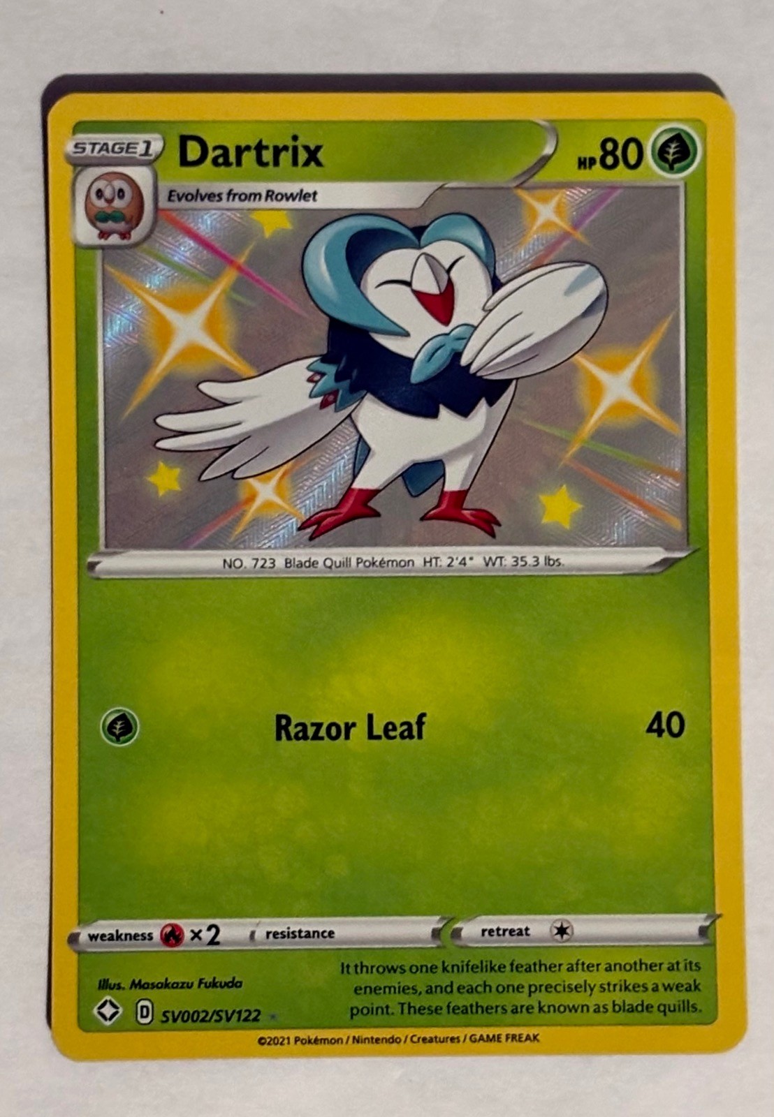 Dartrix SV002/SV122 Shining Fates Shiny Vault LP