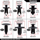 <!--F#f_0-->190 PCS Car Body Trim Retainer Clips Bumper Auto Panel Push Plastic Fastener Kit<!--F/-->