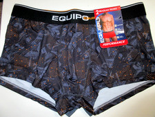 2 Pack Equipo TRUNK brief Underwear Performanc Microfiber Stretch Gray mens  XL