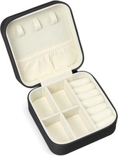 Travel Jewelry Case Compact Protective 1Pcs Organizer Storage Women Girls Mini