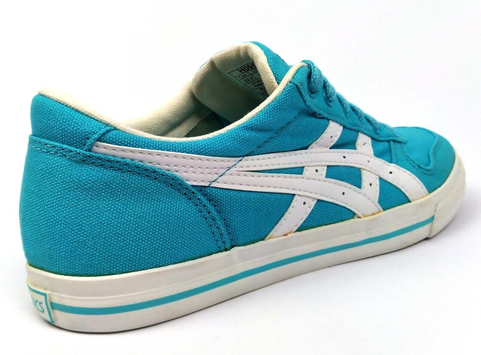 Scarpe da corsa su strada ASICS Alton donna stringate tela turchese bianco taglia 6 nuove