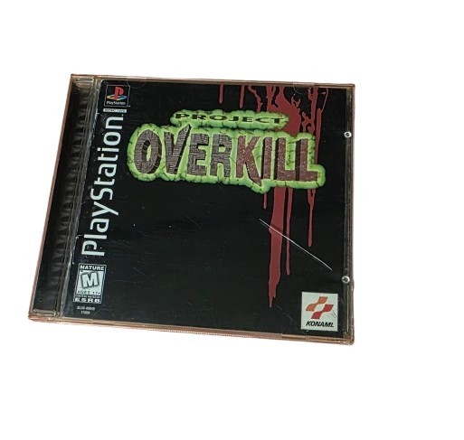 Project Overkill (Sony PlayStation 1, 1996) PS1 CIB w/ Manual