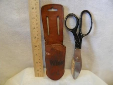 WISS #2DA SCISSORS WITH LEATHER SHEATH