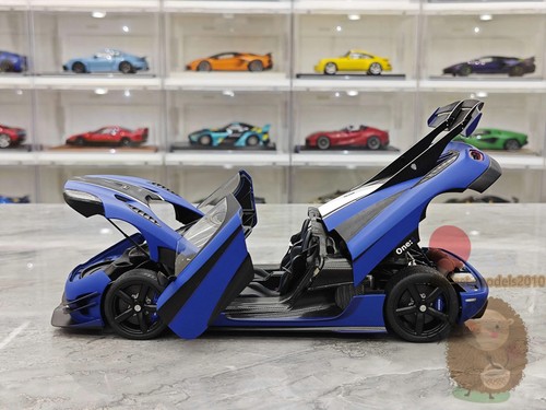 AUTOart 1:18 Koenigsegg AGERA RS Resina Diecast Coche Modelo Exhibición Adulto Regalo Azul - Imagen 20 de 25