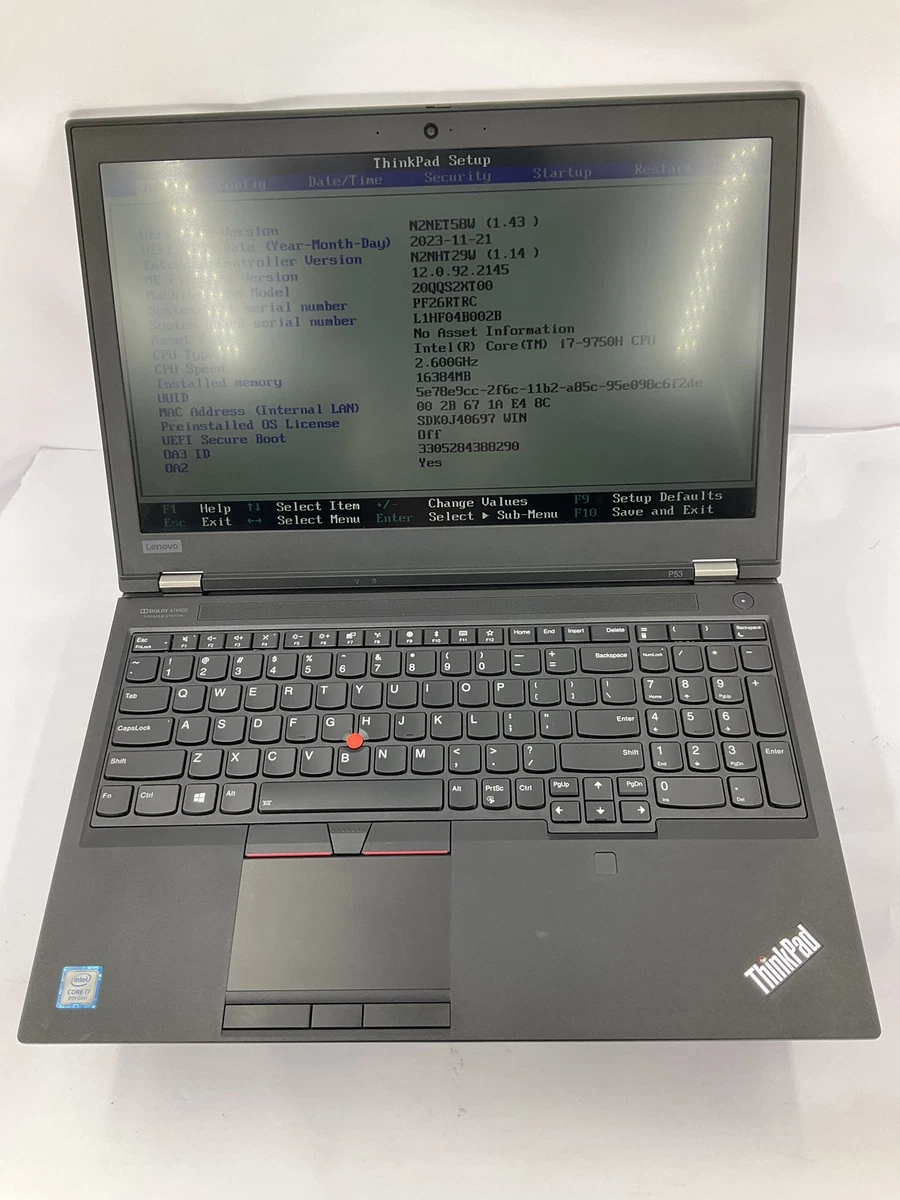 Lenovo Intel Core i7 8th Gen. 32 GB RAM PC Laptops & Netbooks for