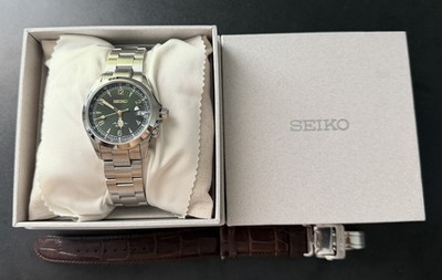 Seiko Alpinist SPB121 39mm 200m w/ Oyster Bracelet AND OEM leather strap